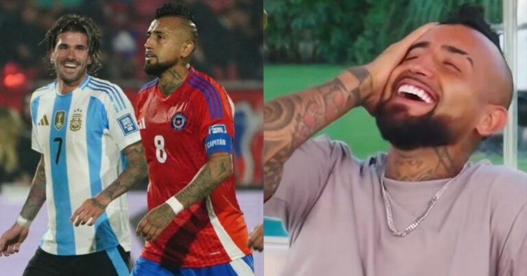 La polémica frase de Arturo Vidal sobre De Paul: «Por canchero…»
