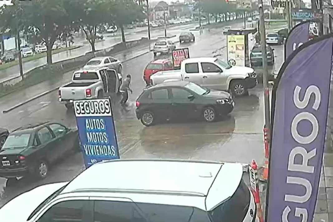 Zona de San Justo, partido de La Matanza, donde ocurrió el asalto y asesinato del policía custodio.