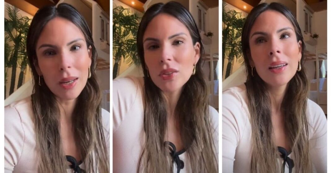Barby Franco posa para una foto. En el contexto de su relato sobre el accidente vial.