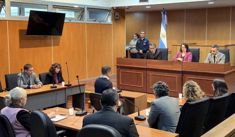 Fotografía de José Eduardo Figueroa durante la audiencia judicial en Salta