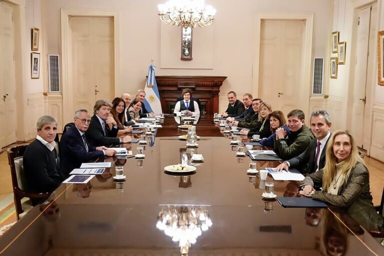 Fachada de la Casa Rosada, sede del Poder Ejecutivo argentino.