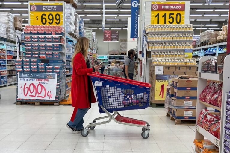 Gráfico de evolución del Índice de Precios al Consumidor (IPC) en Argentina