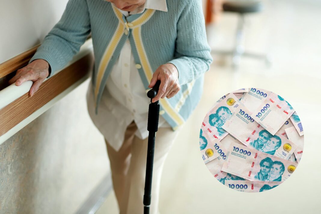 Gráfico informativo sobre el monto de la jubilación mínima actualizada para mayo de 2026 en Argentina.