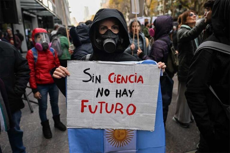 Edificio de un centro de investigación científica en Argentina