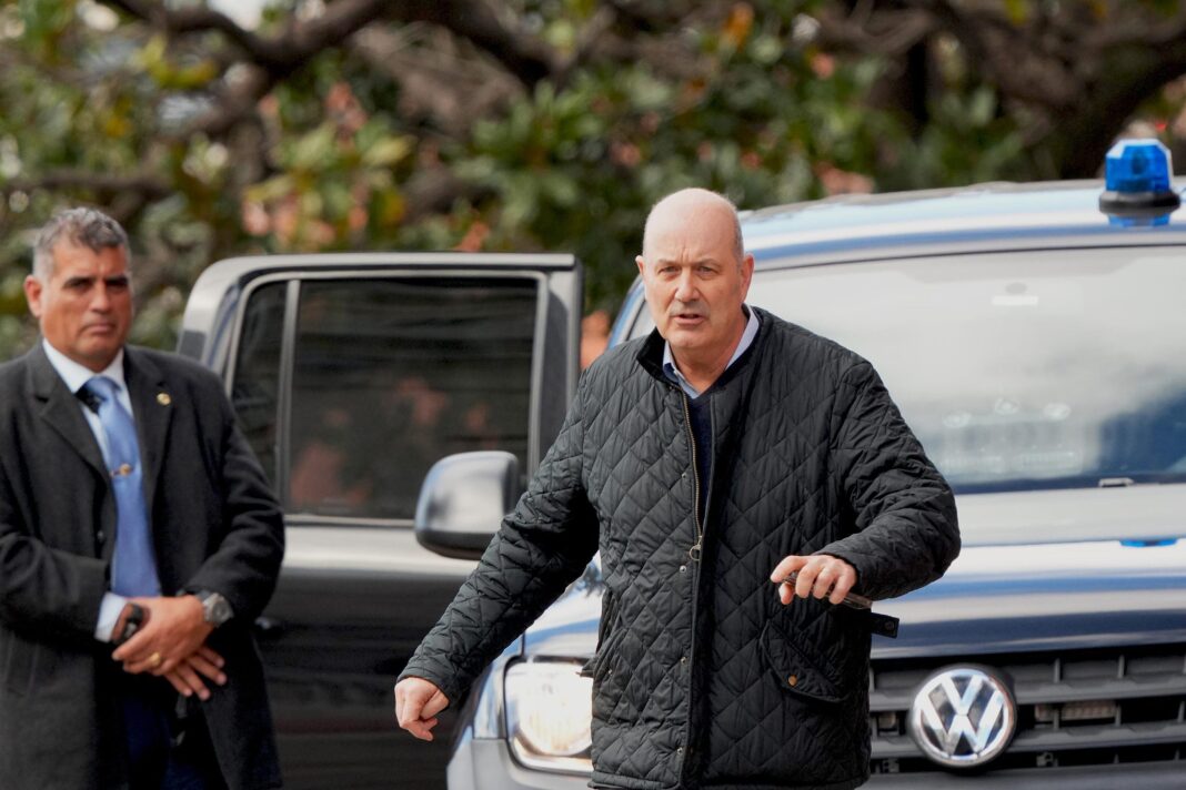 Federico Sturzenegger, ministro de Modernización, en una conferencia de prensa.