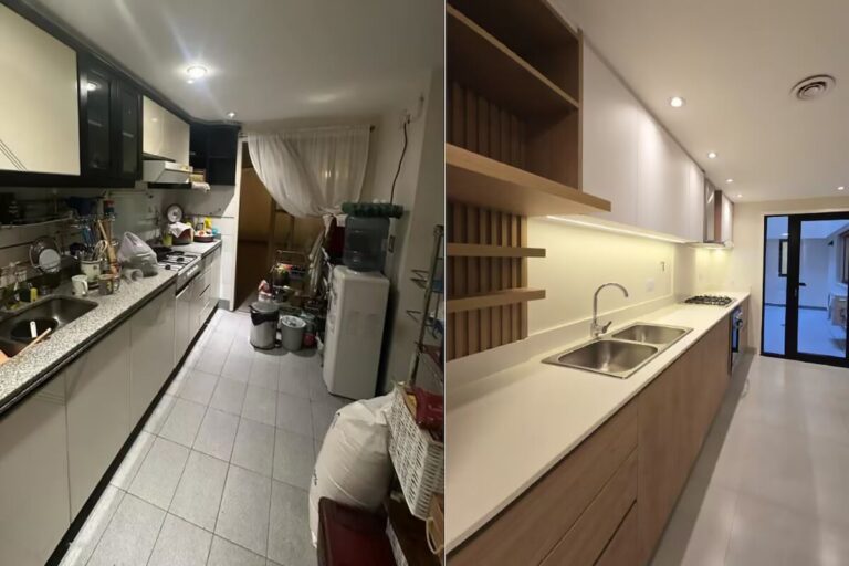 Fotografía del departamento remodelado en Caballito, propiedad de Guillermo Adorni